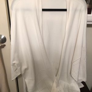 White Cardigan sweater